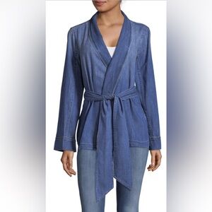 Equipment Denim Wrap Jacket Medium‎